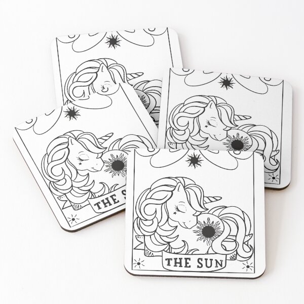 Item preview, The Sun Tarot card Unicorn designed and sold by My Dreamy Nostalgia.