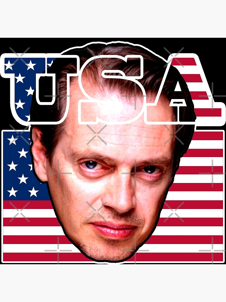 Steve Buscemi USA Flag photo United States Poster