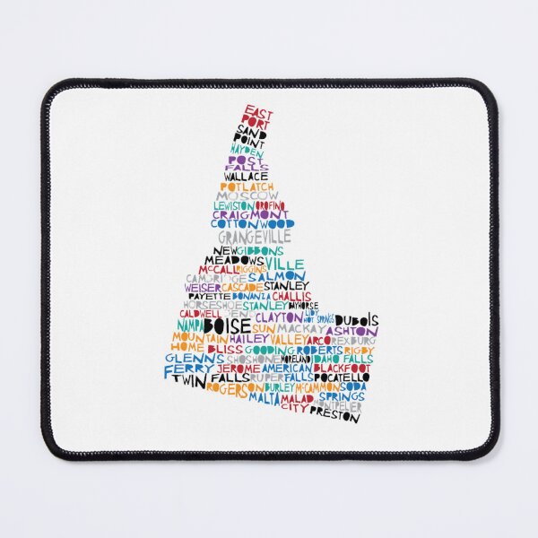 Item preview, Idaho colorful typography designed and sold by molly mattin.