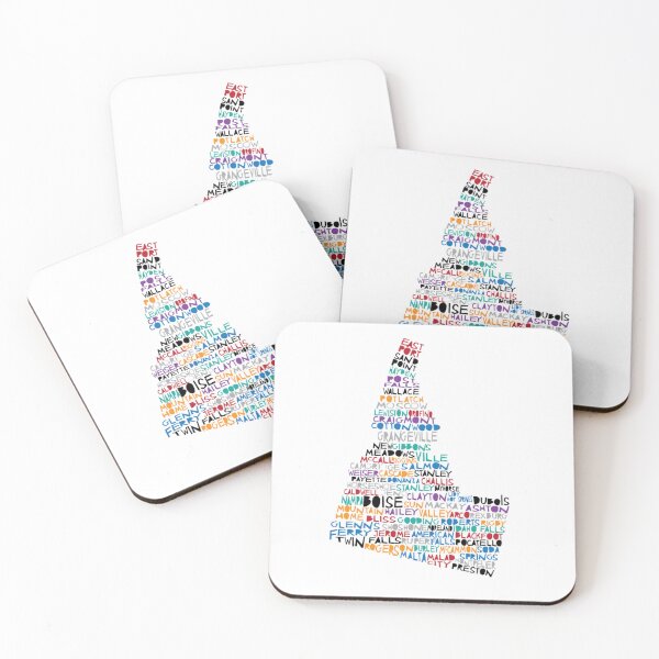 Item preview, Idaho colorful typography designed and sold by molly mattin.