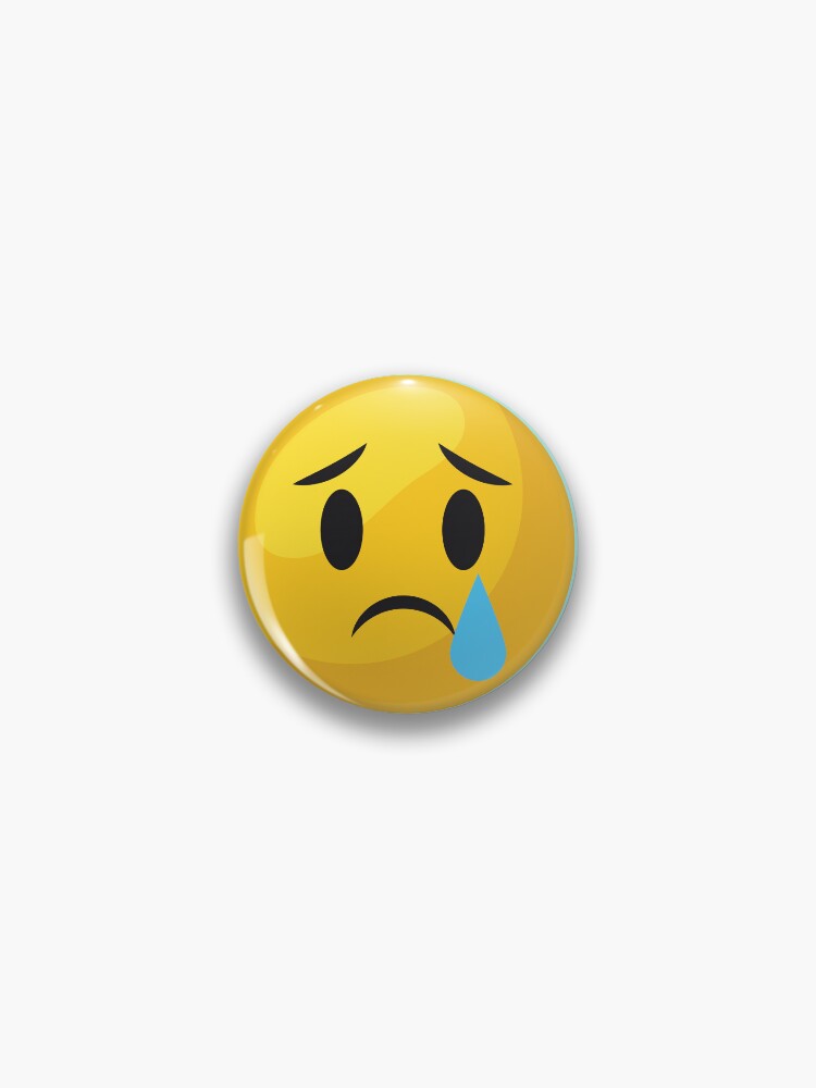 Crying Emoji Pin | Multi Color | Cool Pins by PinMart