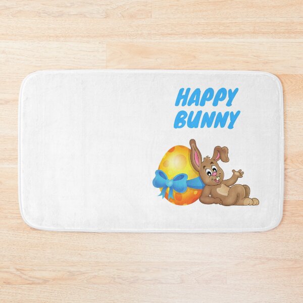 Item preview, Easter egg basket Happy Bunny designed and sold by Hasthiart.