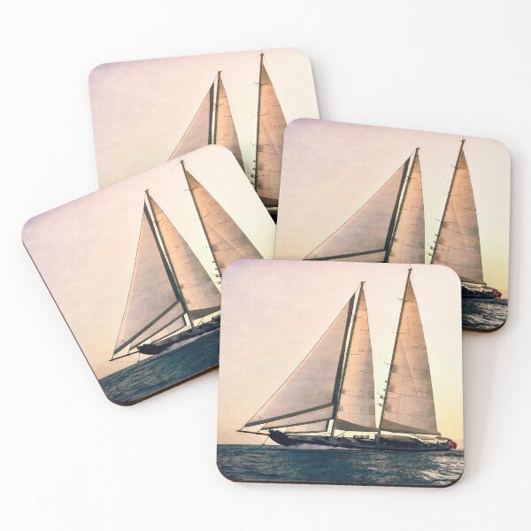 Item preview, big sailboat sailing designed and sold by laikaincosmos.