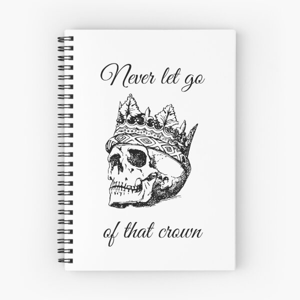 Item preview, Never Let Go Of That Crown Skull in Black designed and sold by CreativNode.