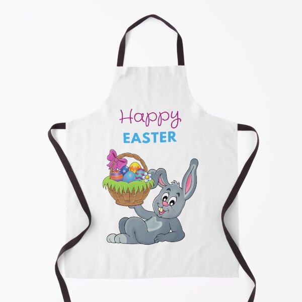 Item preview, Easter egg basket Happy Bunny Happy Easter designed and sold by Hasthiart.