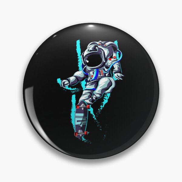 Item preview, Astronaut skateboarding in space  designed and sold by AyoubShop55.