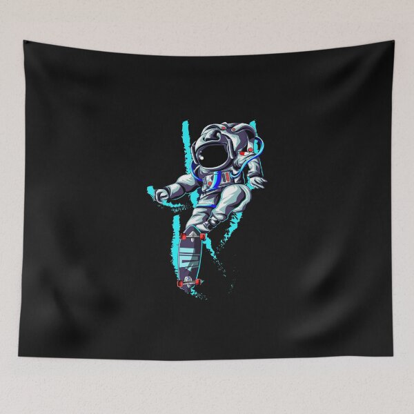 Item preview, Astronaut skateboarding in space  designed and sold by AyoubShop55.