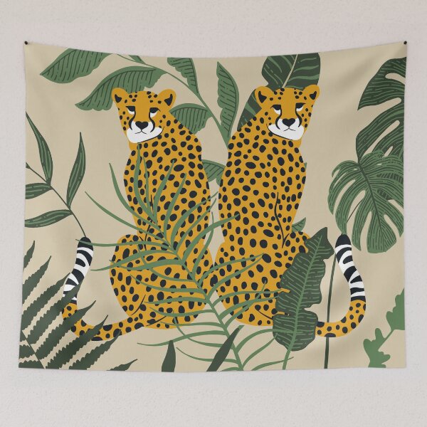 Item preview, Amazonian Palm Jungle Cheetah Prints designed and sold by meggydesigns.