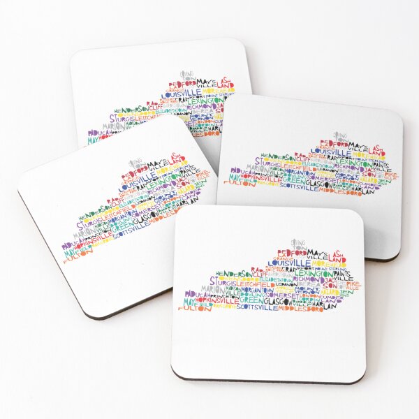 Item preview, Arte colorido de la tipografía de Kentucky designed and sold by molly mattin.