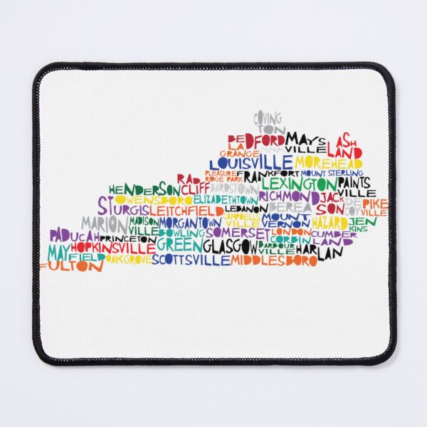 Item preview, Kentucky colorful typography art designed and sold by molly mattin.
