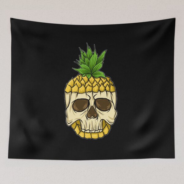 Item preview, skull pineapple designed and sold by placeit.