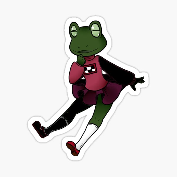 "Yume Nikki Frog" Sticker by Phishritzy Redbubble