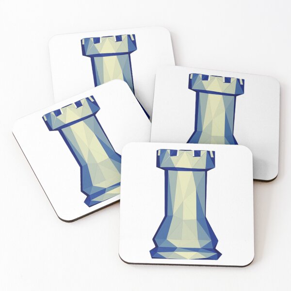 Item preview, Poly geometric Rook chess piece designed and sold by Surfing Designs.Life.