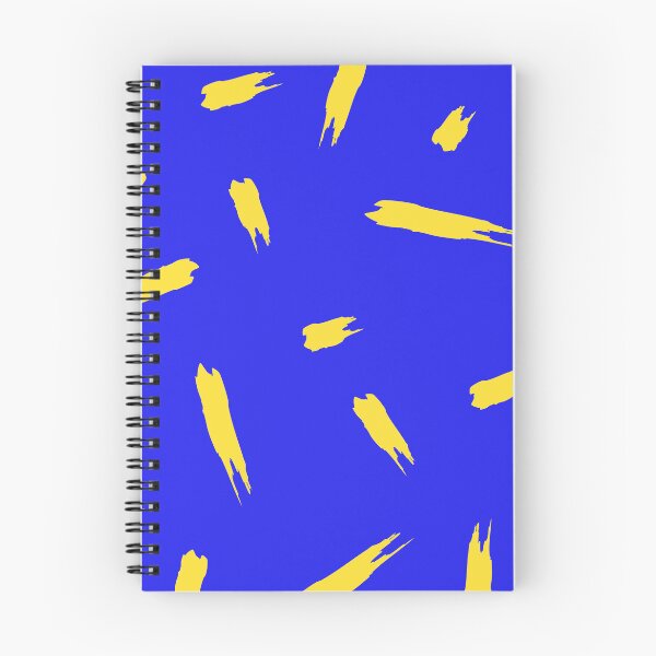 Item preview, Yellow and blue strokes pattern designed and sold by artMoni.