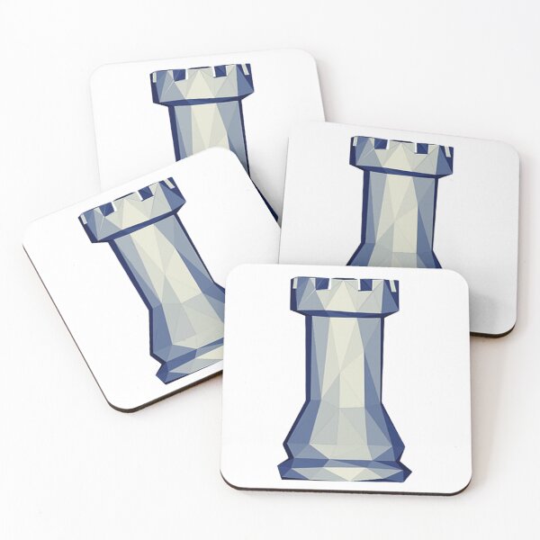 Item preview, Poly geometric Rook chess piece designed and sold by Surfing Designs.Life.