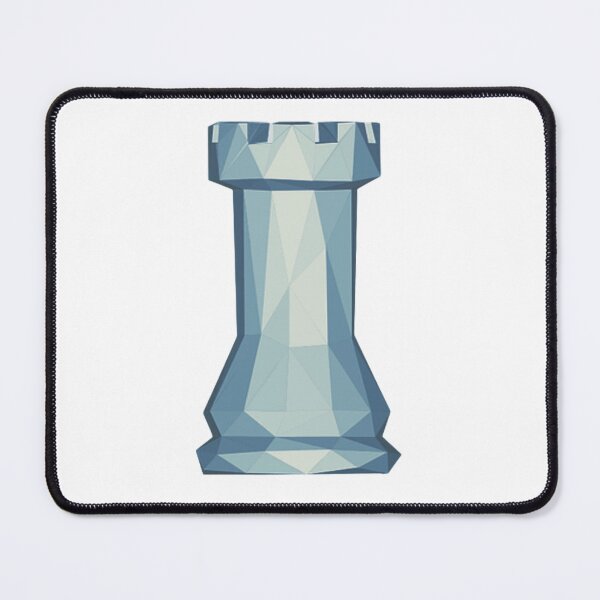 Item preview, Poly geometric Rook chess piece designed and sold by Surfing Designs.Life.
