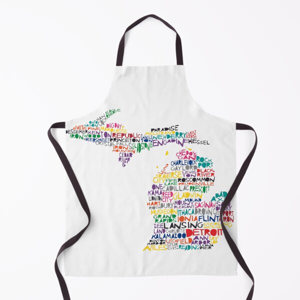 Item preview, Michigan colorful typography designed and sold by molly mattin.