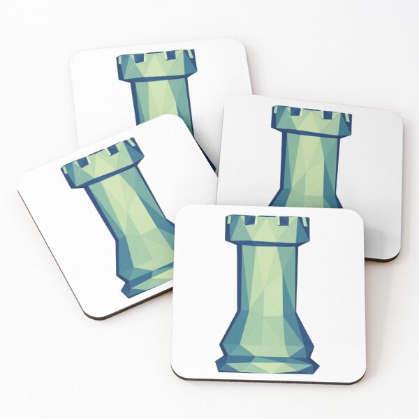 Item preview,  Poly geometric Rook chess piece designed and sold by Surfing Designs.Life.