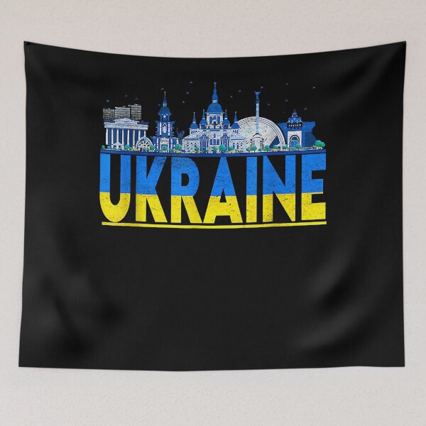 Item preview, Ukraine Flag Merchandise For Ukrainians, American Ukrainians T-Shirt designed and sold by oglesum.