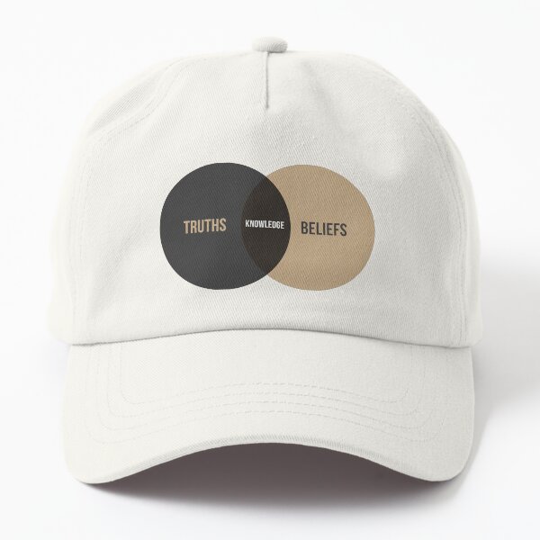 Aperçu de l'œuvre Épistémologie Diagramme de Venn Sticker Lumière créée et vendue par PhilosophyWear.