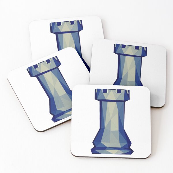 Item preview,  Poly geometric Rook chess piece designed and sold by Surfing Designs.Life.