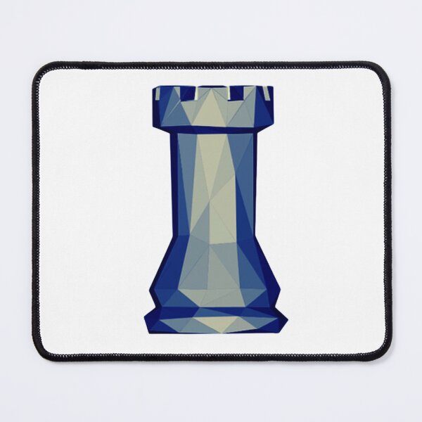Item preview,  Poly geometric Rook chess piece designed and sold by Surfing Designs.Life.