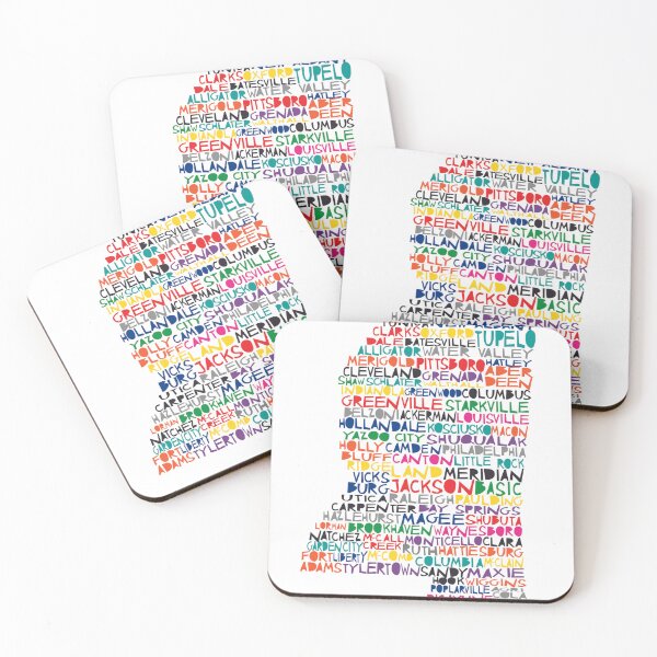 Item preview, Mississippi colorful typography designed and sold by molly mattin.