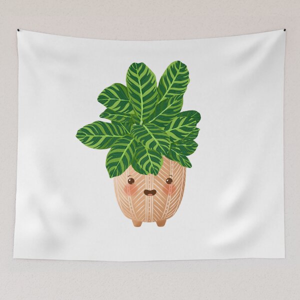 Item preview, Cute Plant Illustration, Calathea Zebrina Plant Illustration designed and sold by Ana Moguš.