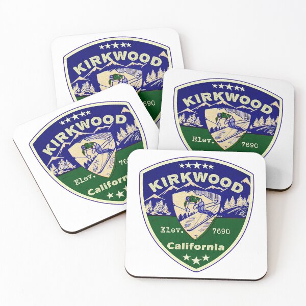 Item preview, Kirkwood California Skiing Ski Mountains Skier CA designed and sold by DESTINATIONS DECAL.