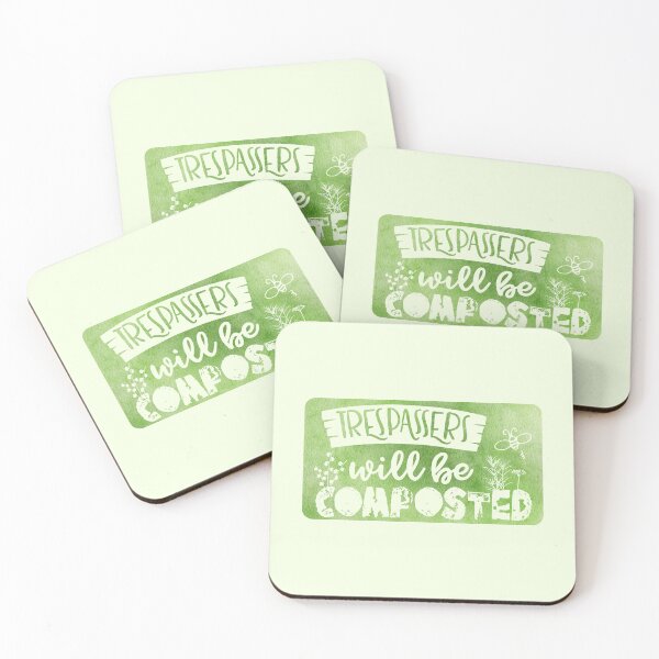 Item preview, Trespassers Will Be Composted designed and sold by PinkPerfect.