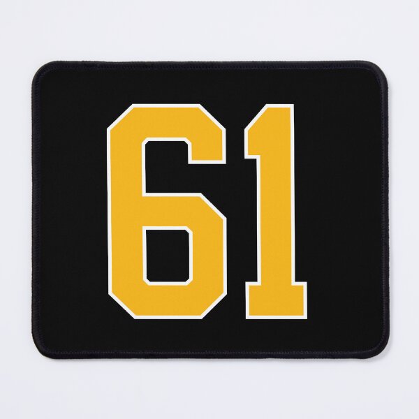 Item preview, Yellow Number 61 lucky sports jersey sixty one designed and sold by HeavyStyle.
