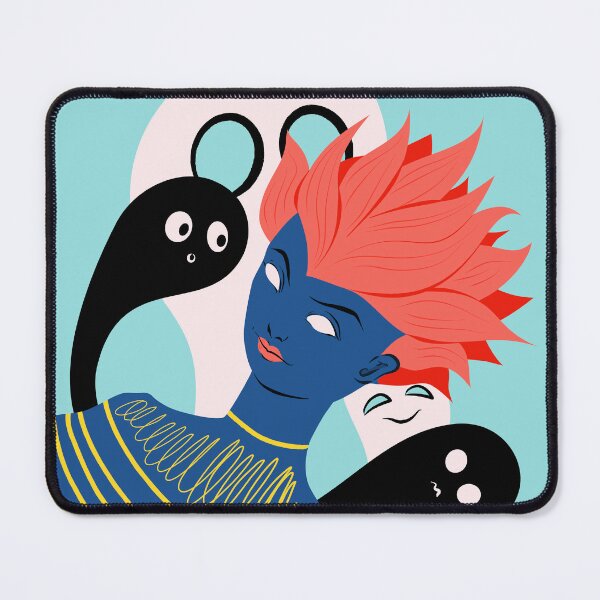 Item preview, Aesthetic Alien Girl Ghost Imaginary Friends designed and sold by Boriana Giormova.