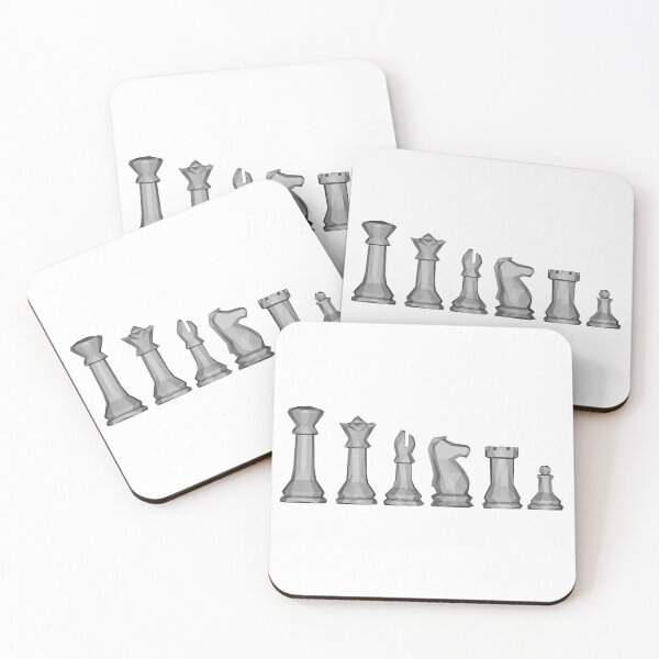 Item preview, Full set of poly geometric chess pieces! designed and sold by Surfing Designs.Life.