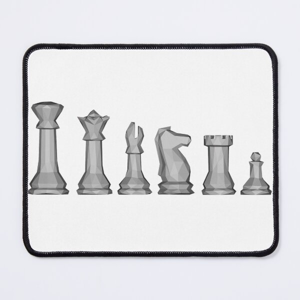 Item preview, Full set of poly geometric chess pieces! designed and sold by Surfing Designs.Life.