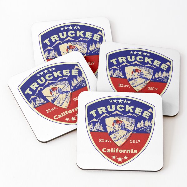 Item preview, Truckee California Skiing Ski Mountains Skier CA designed and sold by DESTINATIONS DECAL.