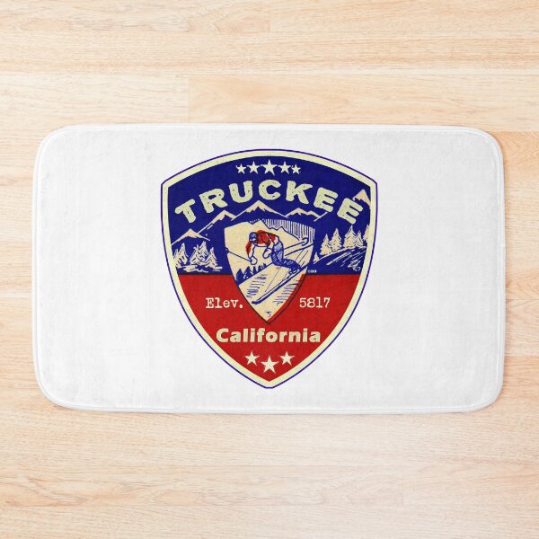Item preview, Truckee California Skiing Ski Mountains Skier CA designed and sold by DESTINATIONS DECAL.