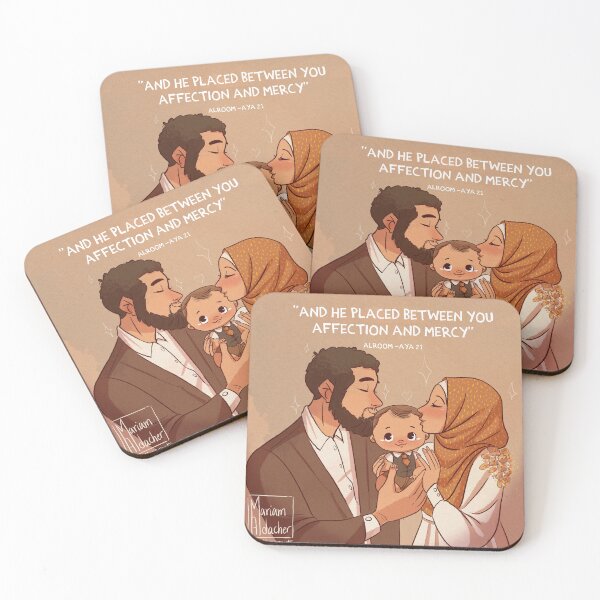 Item preview, love couples muslim family (madimarart) designed and sold by madimarart.