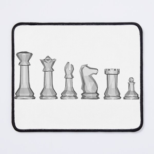 Item preview, Full set of poly geometric chess pieces! designed and sold by Surfing Designs.Life.