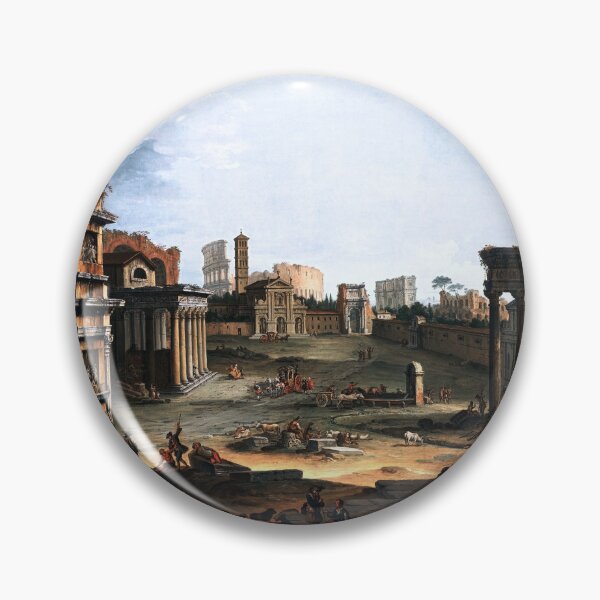Item preview, A View of the Forum by Antonio Joli Remastered Xzendor7 Classical Art Old Masters Reproductions designed and sold by Xzendor7 Digital Art Creations.