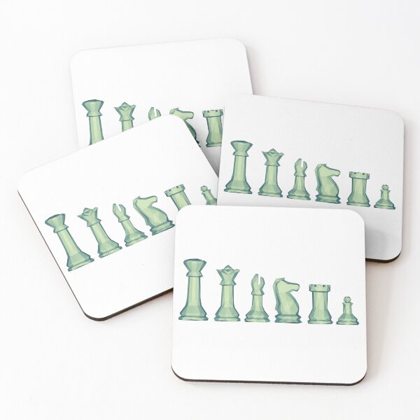 Item preview, Full set of poly geometric chess pieces! designed and sold by Surfing Designs.Life.