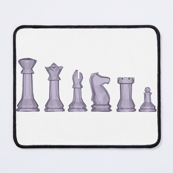 Item preview, Full set of poly geometric chess pieces! designed and sold by Surfing Designs.Life.