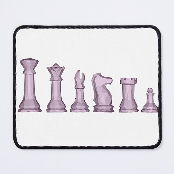 Item preview, Full set of poly geometric chess pieces! designed and sold by Surfing Designs.Life.
