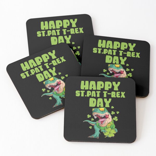 Item preview, Happy St Pat Trex Day funny St Patricks day gift for boys kids dinosaure lover shamrock designed and sold by Tatus Brinal.