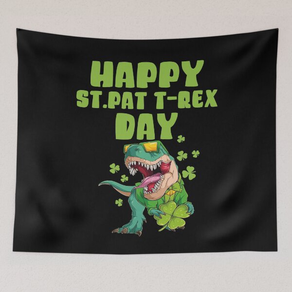 Item preview, Happy St Pat Trex Day funny St Patricks day gift for boys kids dinosaure lover shamrock designed and sold by Tatus Brinal.