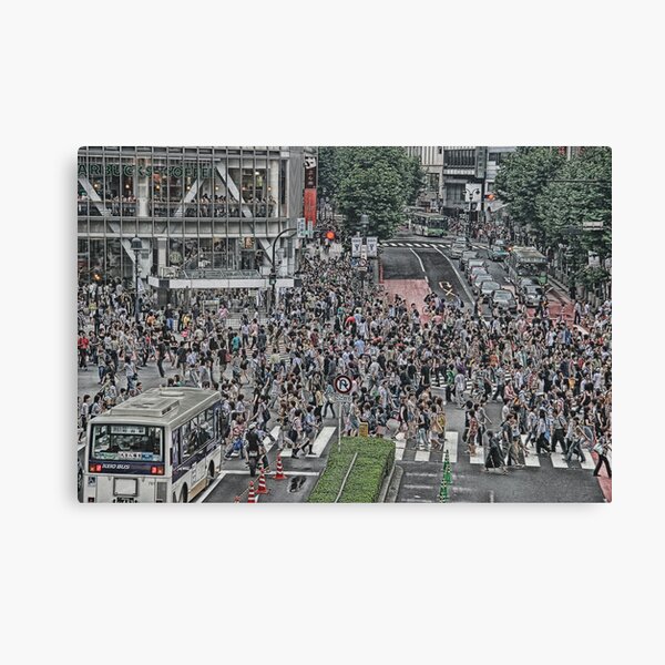 Shibuya Shuffle Canvas Print