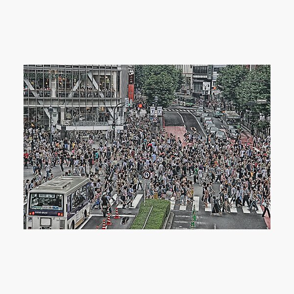 Shibuya Shuffle Photographic Print