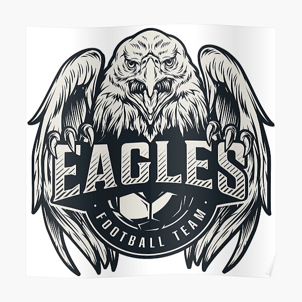 Eagles football team Poster for Sale by Scopestor