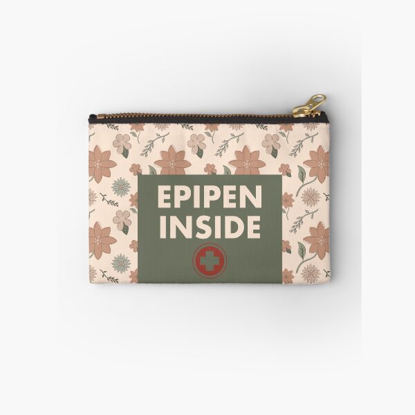 Item preview, EPIPEN Inside Medical Bag Peachy Florals designed and sold by DrawingWithT.