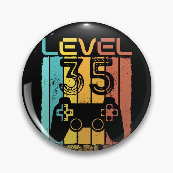 Item preview, 35 Year Old Birthday Gift Level 1987 designed and sold by UniqueBPresent.