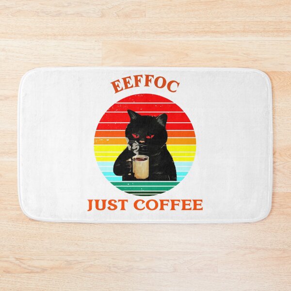 Item preview, EEFFOC JUST COFFEE BLACK CAT designed and sold by Teo13.